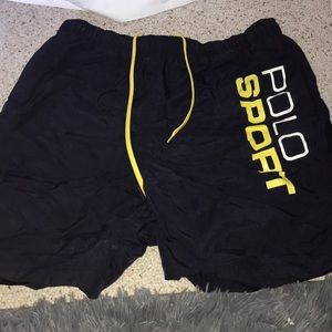 Men’s polo sport swim trunks